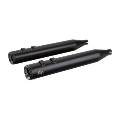 S&S Cycle - S&S Cycle 4" Grand National Black Slip On Mufflers