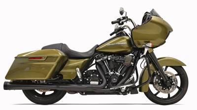 Bassani Xhaust - Bassani Xhaust 4 Inch DNT Slip-On Megaphone Muffler - Black - M8 Touring