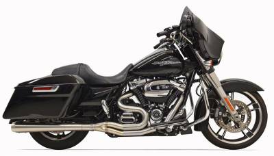 Bassani Xhaust - Bassani Xhaust Road Rage III 2 Into 1 Exhaust - Stainless - M8 Touring