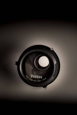OTB Prototypes - OTB - Voodoo Air Cleaner Kit (Black w/ Black Window Bezel) for Indian Touring models with 111" Engines