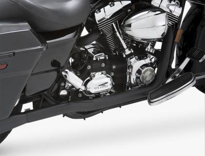 Vance & Hines - Vance & Hines - Dresser Duals Black Twin Cam 99-08