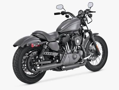 Vance & Hines - Vance & Hines - Twin Slash 3" Slip-Ons Black