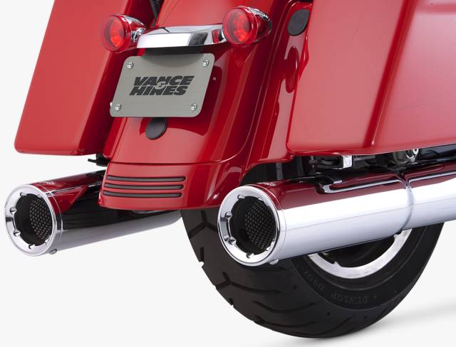 Vance & Hines Hi-Output Slip-On Muffler - Chrome - M8 Touring