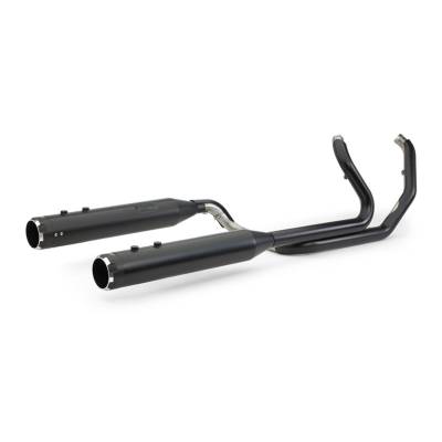 S&S Cycle - S&S Cycle Black El Dorado 50 State Exhaust System with Black Thruster End Caps