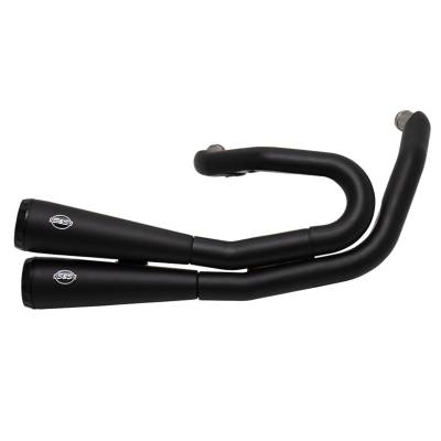 S&S Cycle - S&S Cycle Grand National 2-2 Black Exhaust System