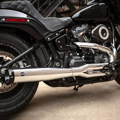 S&S Cycle - S&S Cycle Superstreet 2-1 Chrome Exhaust System