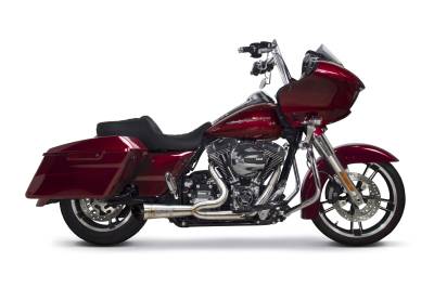 Two Brothers - Two Brothers Shorty 2 Into 1 Exhaust System FLH Twin Cam