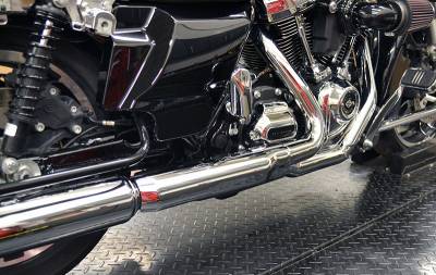 Jackpot Milwaukee-8 Head Pipe with factory heat shields installed