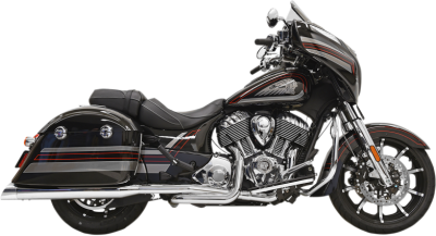 Bassani Xhaust - Bassani Cross Under True Duals Chrome Indian Chieftain Roadmaster