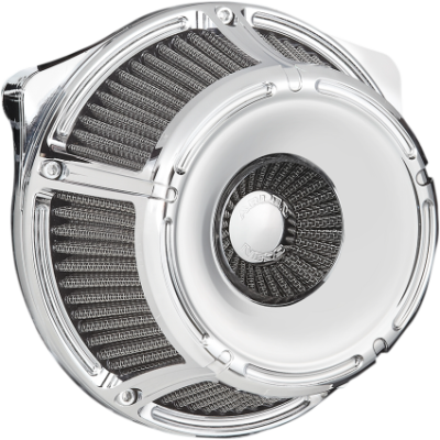 Arlen Ness - Arlen Ness Inverted Air Cleaner - Slot Track Chrome - Milwaukee-8