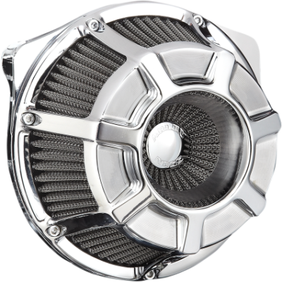 Arlen Ness - Arlen Ness Inverted Air Cleaner Beveled Chrome Milwaukee-8