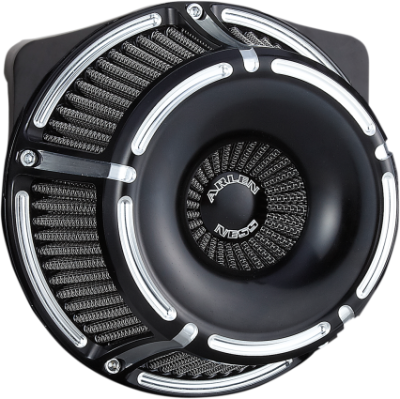 Arlen Ness - Arlen Ness Inverted Air Cleaner - Slot Track Black - Milwaukee-8