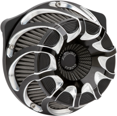 Arlen Ness - Arlen Ness Inverted Air Cleaner Drift Black Twin Cam