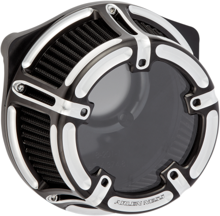 アレンネス　エアクリーナー　メソッド　Arlen Ness Method Arlen Ness Method Clear Black with Machined Accents Air Cleaner