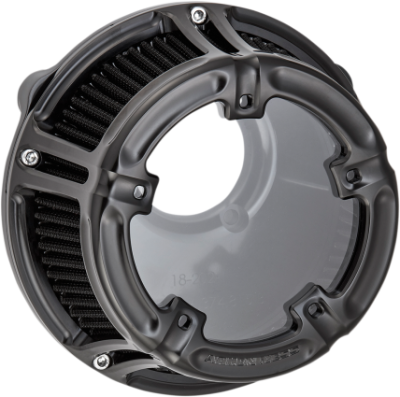 Arlen Ness - Arlen Ness Method Clear Air Cleaner - Black  -Twin Cam