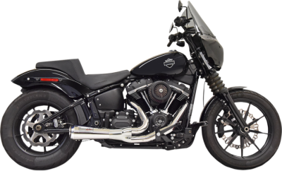 Bassani Xhaust - Bassani Ripper Short Megaphone 2/1 M8 Softail Chrome