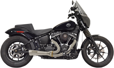 Bassani Xhaust - Bassani Ripper Short Megaphone 2/1 M8 Softail Stainless