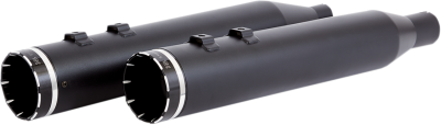 Khrome Werks - Khrome Werks 4.50 HP-Plus Mufflers Milwaukee-8 FLH Black w/ Tracer tip