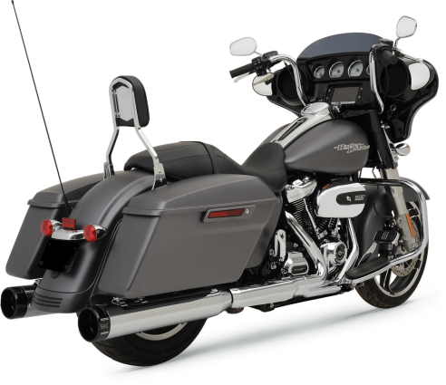 Khrome Werks 4.5 Inch HP-Plus Slip-On Mufflers - Chrome with