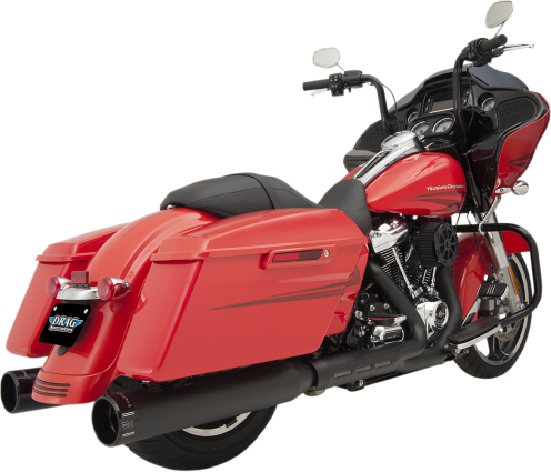 Khrome Werks 4.5 Inch HP-Plus Slip-On Mufflers - Black with