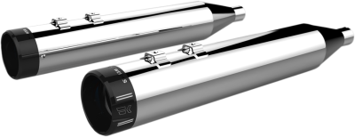 Khrome Werks - Khrome Werks 4.50 HP-Plus Mufflers Twin Cam FLH Chrome w/ Klassic tip