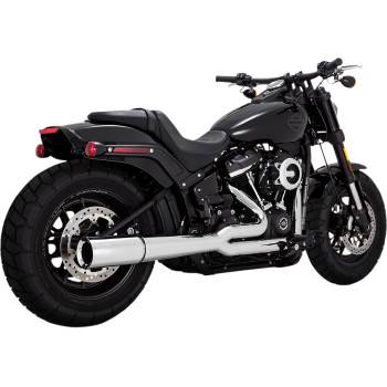 Vance & Hines - Vance Hines Pipe Pipe 2-into-1 Chrome Milwaukee-8 Softail Wide Tire