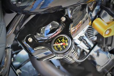 A1 Cycles - A1 Cycles Oil Pressure Gauge kit Twin Cam Touring Dyna