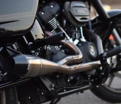 Sawicki Speed Shop - Sawicki Softail M8 Shorty 2-into-1 exhaust