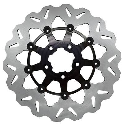Galfer - Galfer Brake Rotor - Front 11.8" Standard Floating Wave - Black Carrier