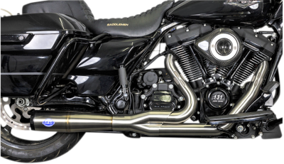 S&S Cycle - S&S Cycle Diamondback 2-1 M8 Stainless Race Only