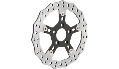 Arlen Ness - Arlen Ness Jagged Brake Rotor - Front 11.8" Standard Floating Hub mount 