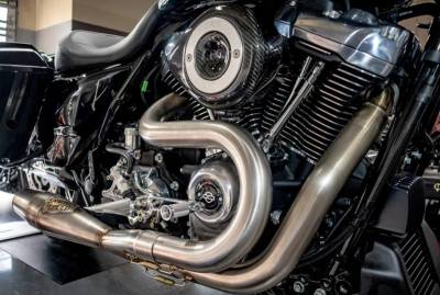 Sawicki Speed Shop - Sawicki Big Inch 2-into-1 Bagger exhaust