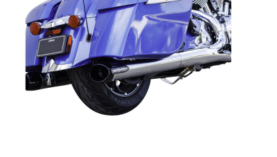 S&S Cycle - S&S Broadhead Slip on Mufflers Chrome Indian Challenger Chieftain Roadmaster