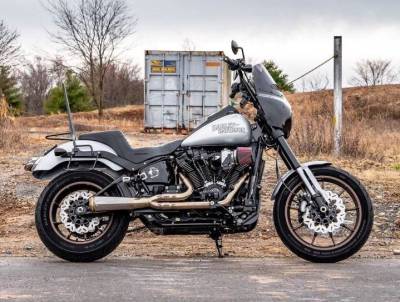 トップス jackpot market Jackpot Riot 2 Into 1 Raw Stainless Milwaukee-8 Softail