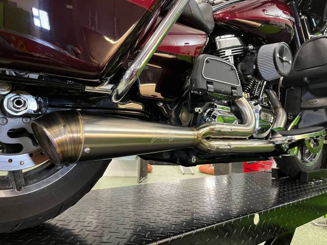 Jackpot - Jackpot Riot 2 Into 1 Brushed Stainless Twin Cam FLH