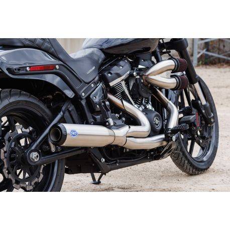 S&S Cycle Qualifier 2 Into 1 Stainless Exhaust M8 Softail