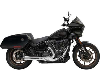 Bassani Xhaust - Bassani Xhaust Road Rage III 2 Into 1 Exhaust - Chrome - M8 Low Rider ST Sport Glide