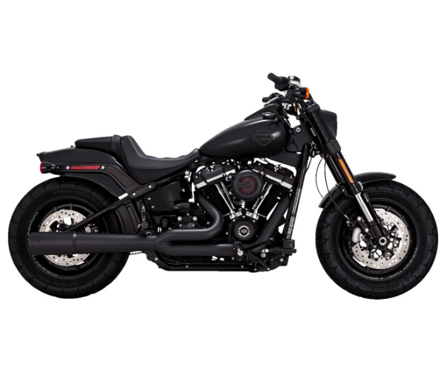 Vance & Hines Pro Pipe PCX 2 into 1 Exhaust - Black - M8 Softail