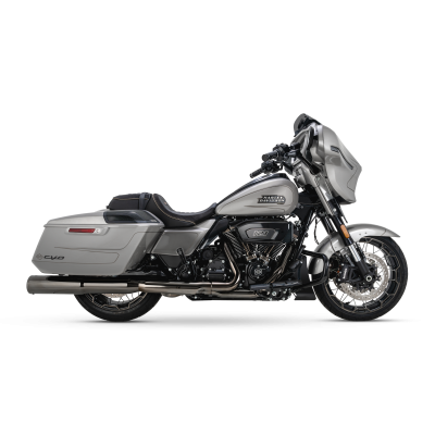 Vance & Hines - Vance & Hines 4.5 Inch Hi-Output Slip-On Mufflers - Dark Chrome - M8 Touring