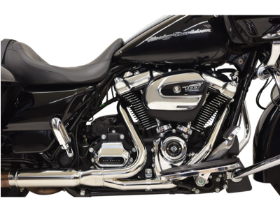 Bassani Xhaust - Bassani Xhaust 2 Into 2 Head Pipe - Chrome - Touring Tri Glide