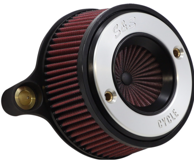 S&S Cycle Stealth Air Stinger Air Cleaner Kit - Chrome Ring
