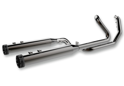 Khrome Werks - Khrome Werks 2 Into 2 Dominator Stepped Duals - Eclipse with Tracer Tips - M8 Touring