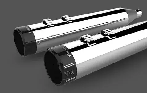 Khrome Werks 4.5 Inch HP-Plus Slip-On Mufflers - Chrome with