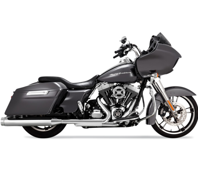 Vance & Hines 4.5 Inch Torquer 450 Slip-On Muffler - Chrome - Twin