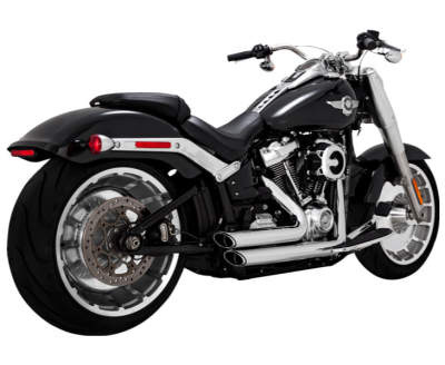 Vance & Hines Shortshots Staggered PCX Exhaust - Chrome - M8