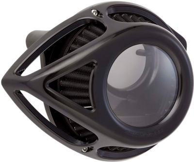 Arlen Ness - Arlen Ness Clear Tear Air Cleaner - Black - Twin Cam