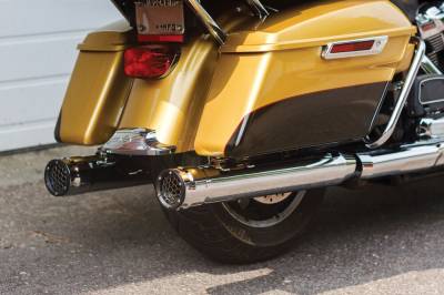 Firebrand - SPECIAL PURCHASE Firebrand Grand Prix Slip-On Muffler - Chrome - Twin Cam
