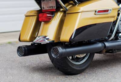 Firebrand - SPECIAL PURCHASE Firebrand Grand Prix Slip-On Muffler - Black - Twin Cam
