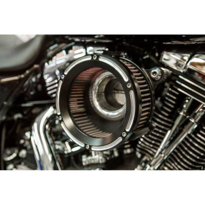 Trask Performance - Trask Assault Charge High-Flow Air Cleaner - Reverse Cut - Twin Cam Throttle By Wire Models