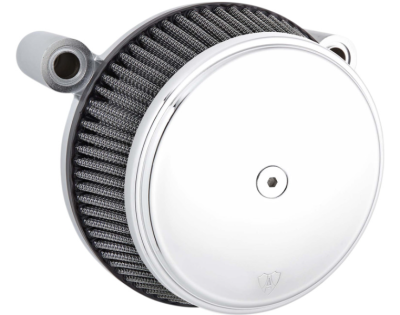 Arlen Ness - Arlen Ness Big Sucker Stage 1 Air Cleaner - Smooth - Chrome - Twin Cam (Exc. FBW)